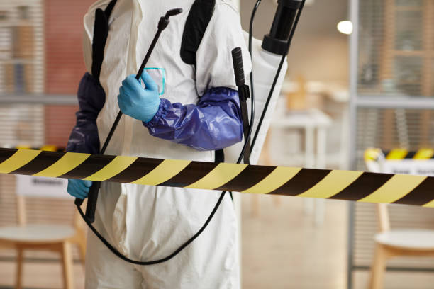 Professional Biohazard technician working in Weston, FL